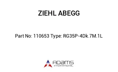 110653 Type: RG35P-4Dk.7M.1L