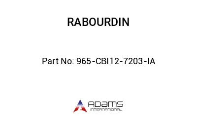 965-CBI12-7203-IA